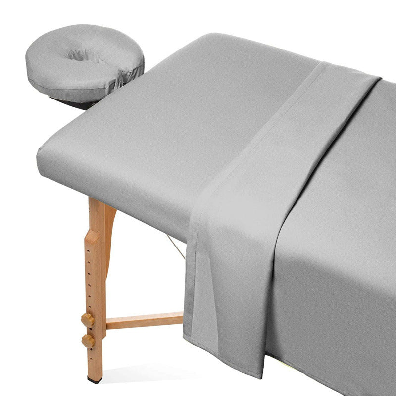 3-Piece Massage Table Sheet Set – Solid Color, Washable & Durable