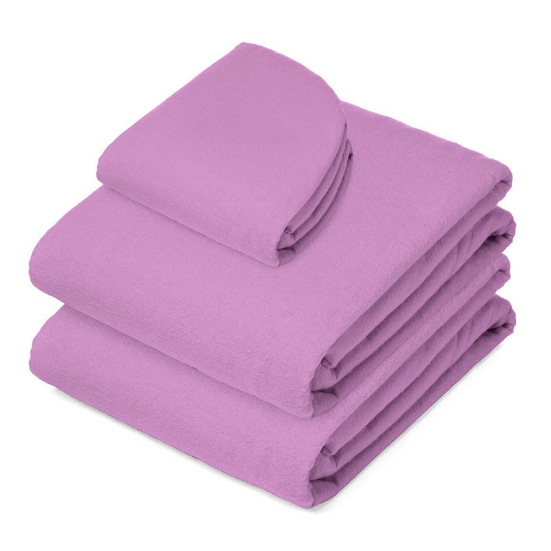 3-Piece Massage Table Sheet Set – Solid Color, Washable & Durable