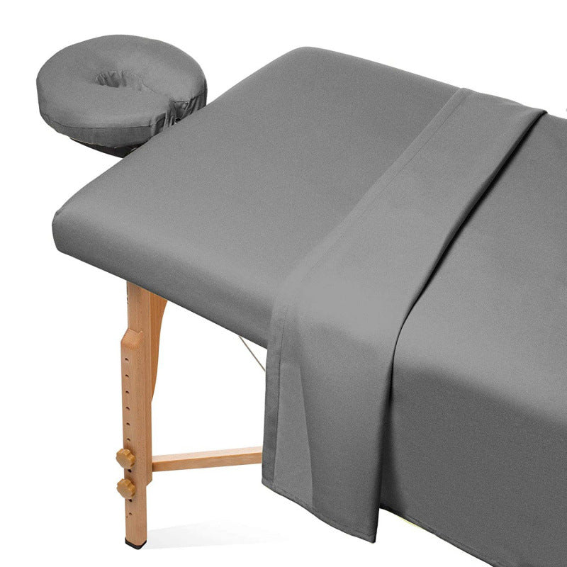 3-Piece Massage Table Sheet Set – Solid Color, Washable & Durable