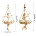 Resin Hanging Planter – Elegant Ballerina Design, Hand-Carved Detail, UV-Resistant Outdoor Flower Pot